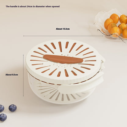 Foldable Fruit & Veg Drain Basket