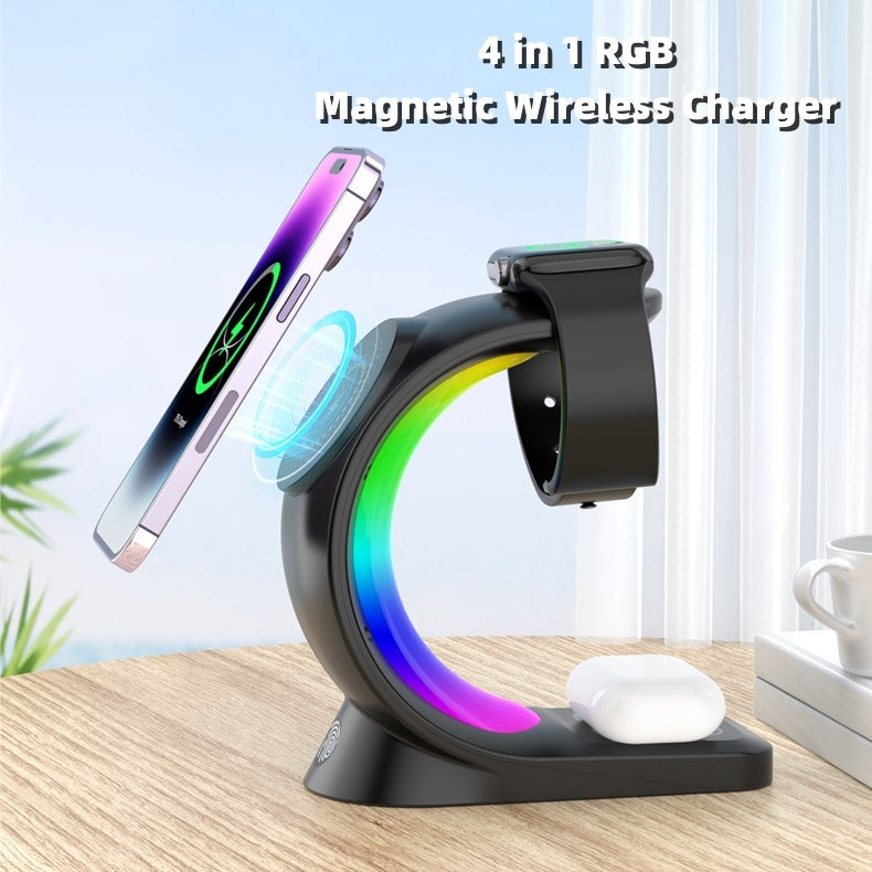 4-in-1 Magnetic Fast Charger Station