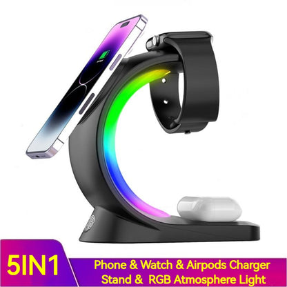 4-in-1 Magnetic Fast Charger Station