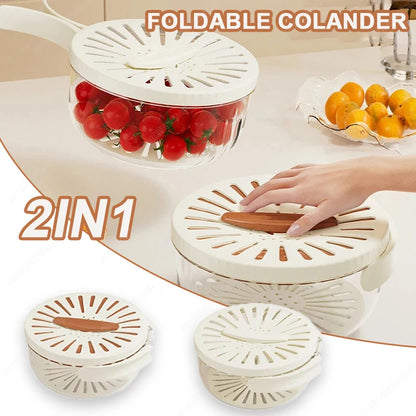 Foldable Fruit & Veg Drain Basket