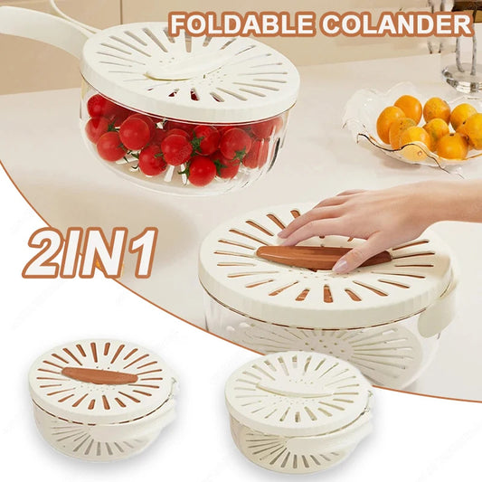 Foldable Fruit & Veg Drain Basket